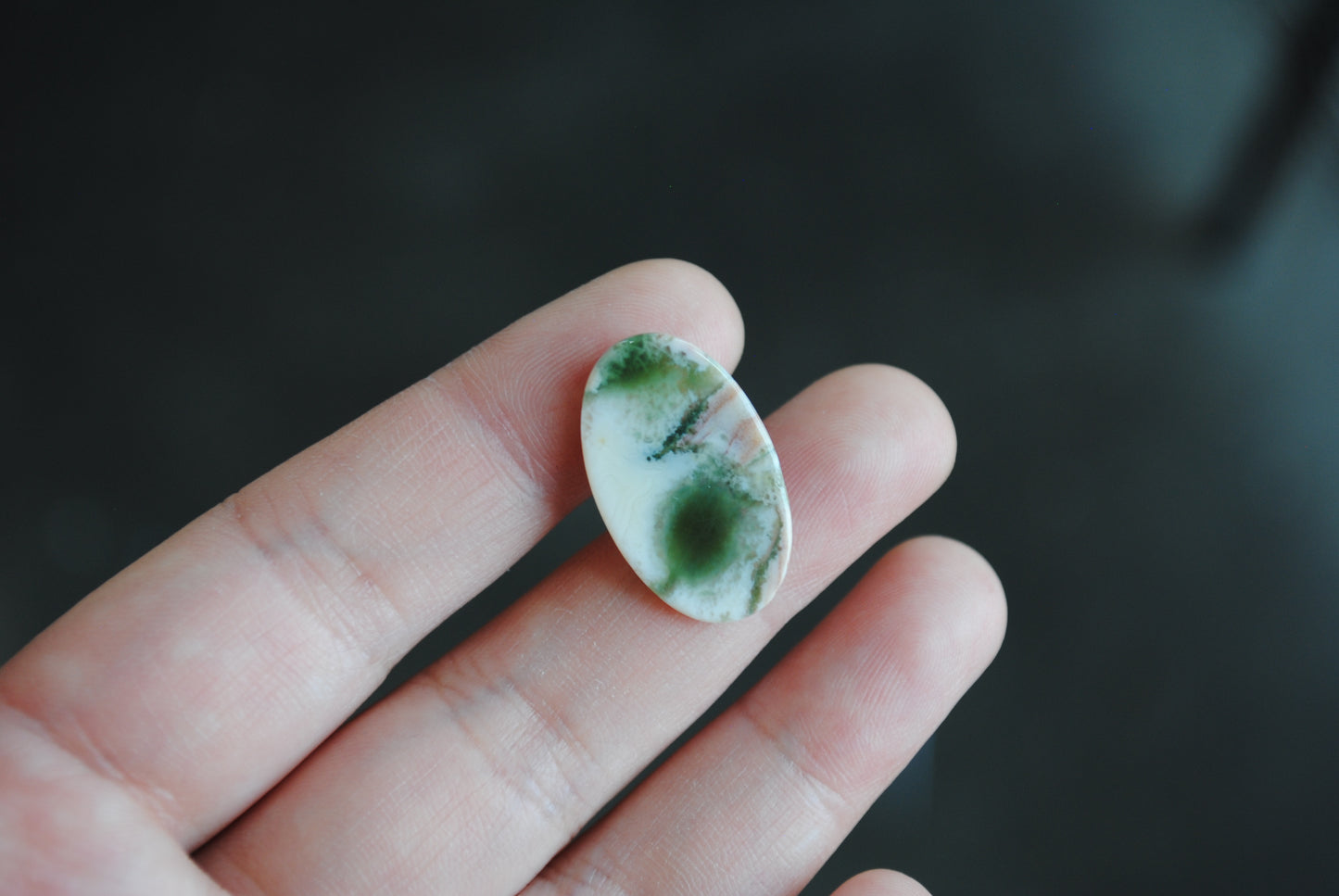 Oval Ocean Jasper cabochon