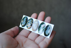 Oval Ocean Jasper cabochons