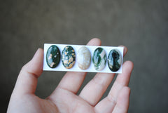 Oval Ocean Jasper cabochons