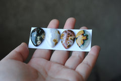 Drop Ocean Jasper cabochons