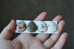 Drop Ocean Jasper cabochons