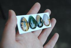 Drop Ocean Jasper cabochons