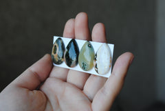 Drop Ocean Jasper cabochons