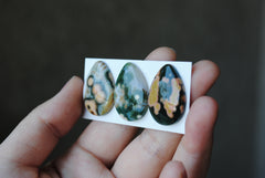 Drop Ocean Jasper cabochons