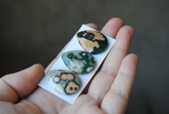 Drop Ocean Jasper cabochons