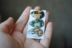 Drop Ocean Jasper cabochons
