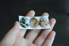 Drop Ocean Jasper cabochons