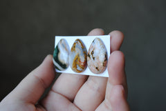 Drop Ocean Jasper cabochons