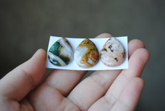 Drop Ocean Jasper cabochons