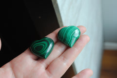 Malachite hearts