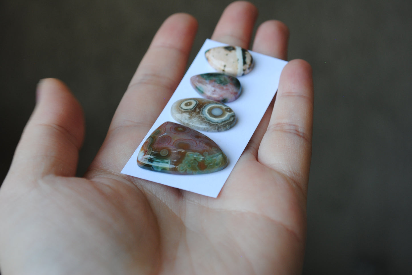 Ocean Jasper cabochons