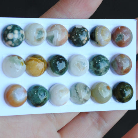 10mm Ocean Jasper cabochons