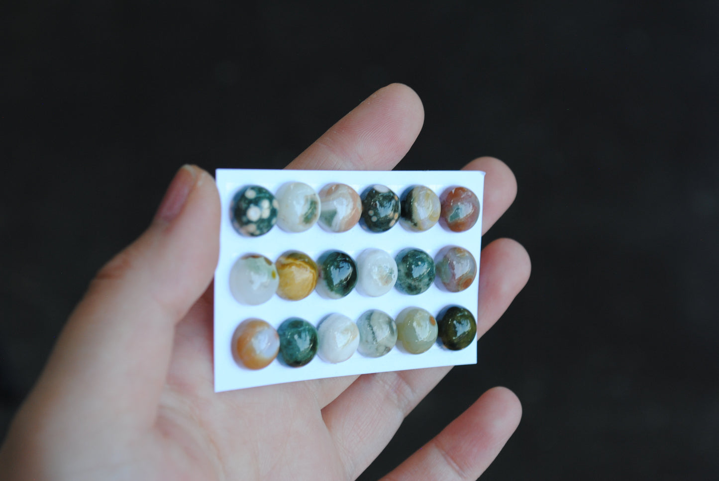 10mm Ocean Jasper cabochons