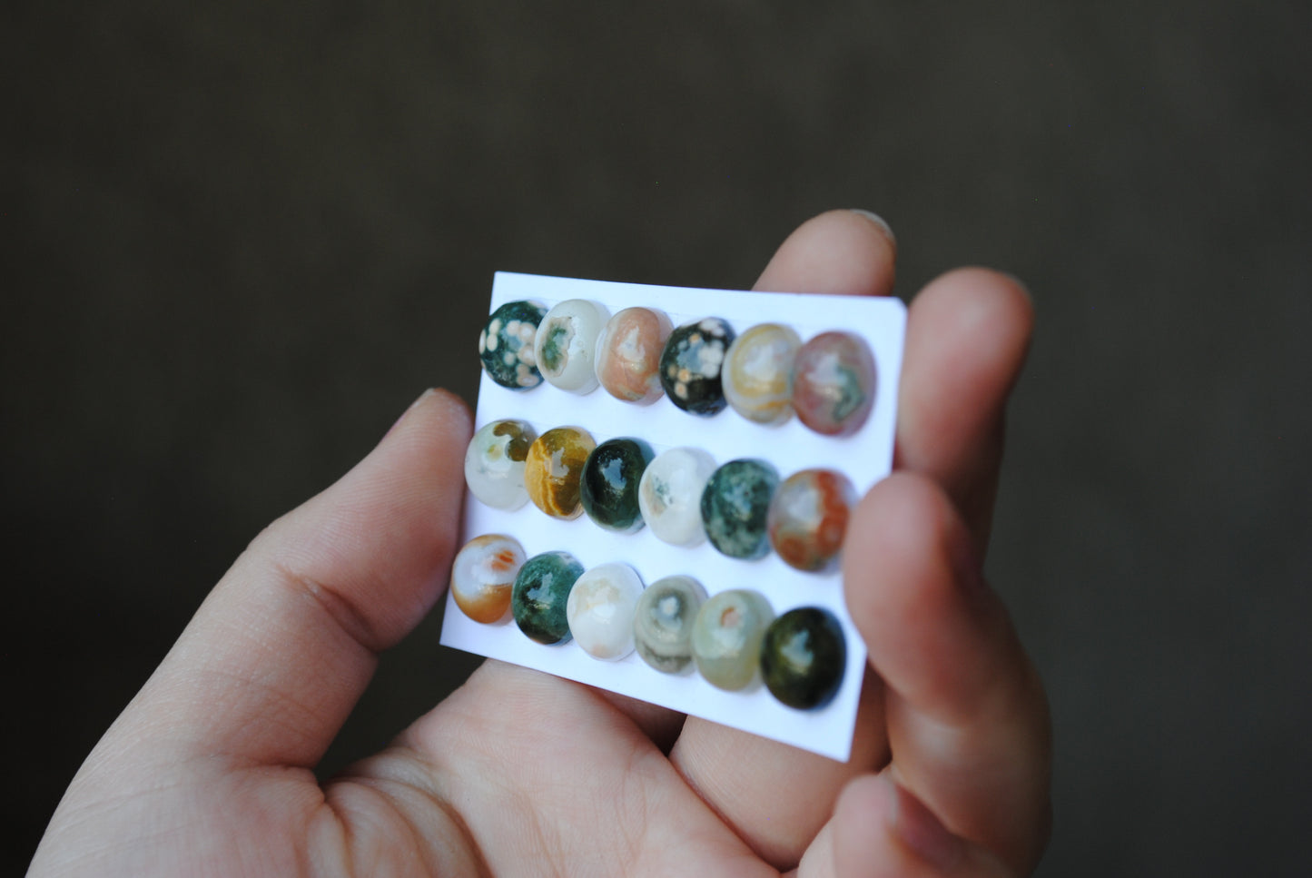 10mm Ocean Jasper cabochons