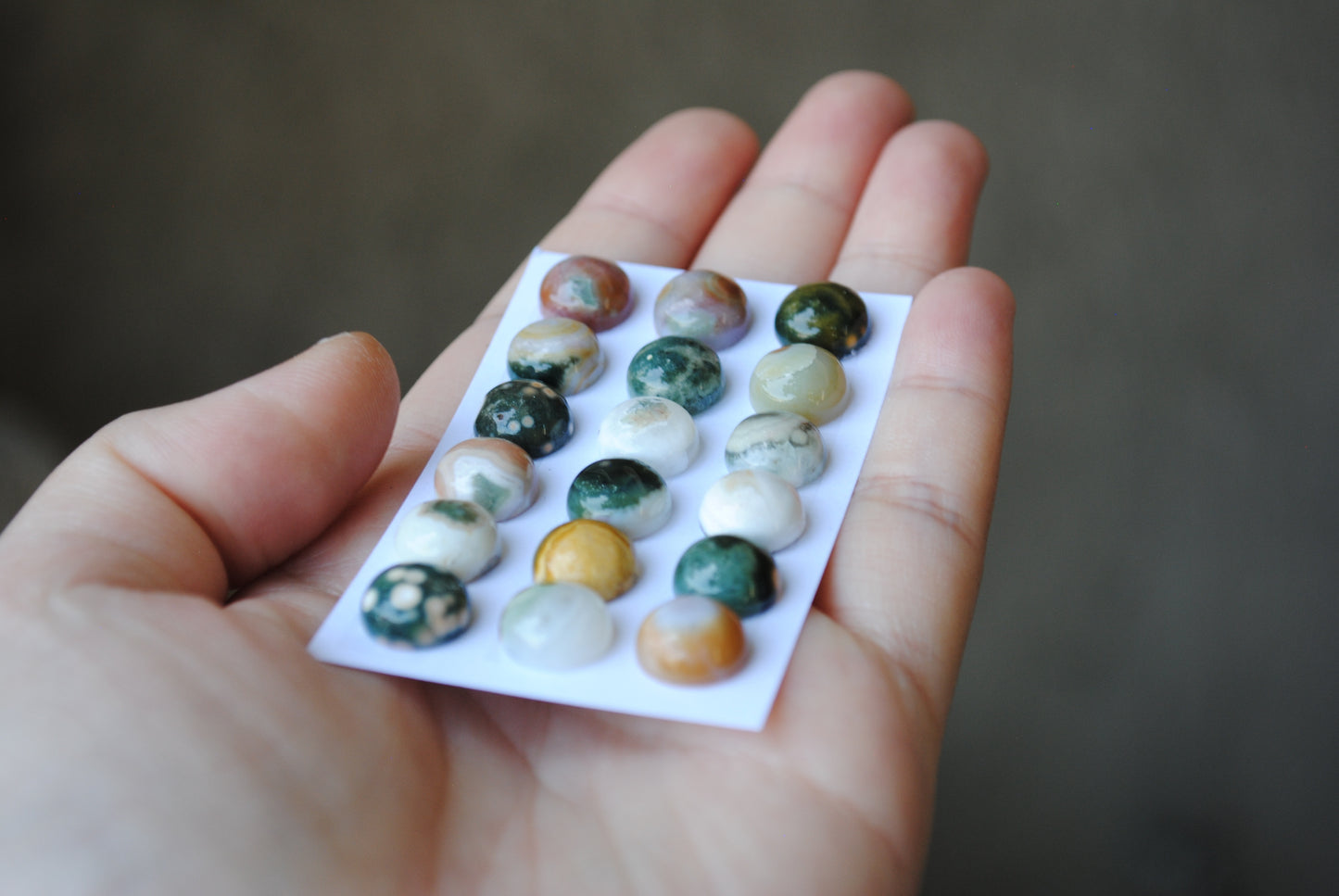 10mm Ocean Jasper cabochons