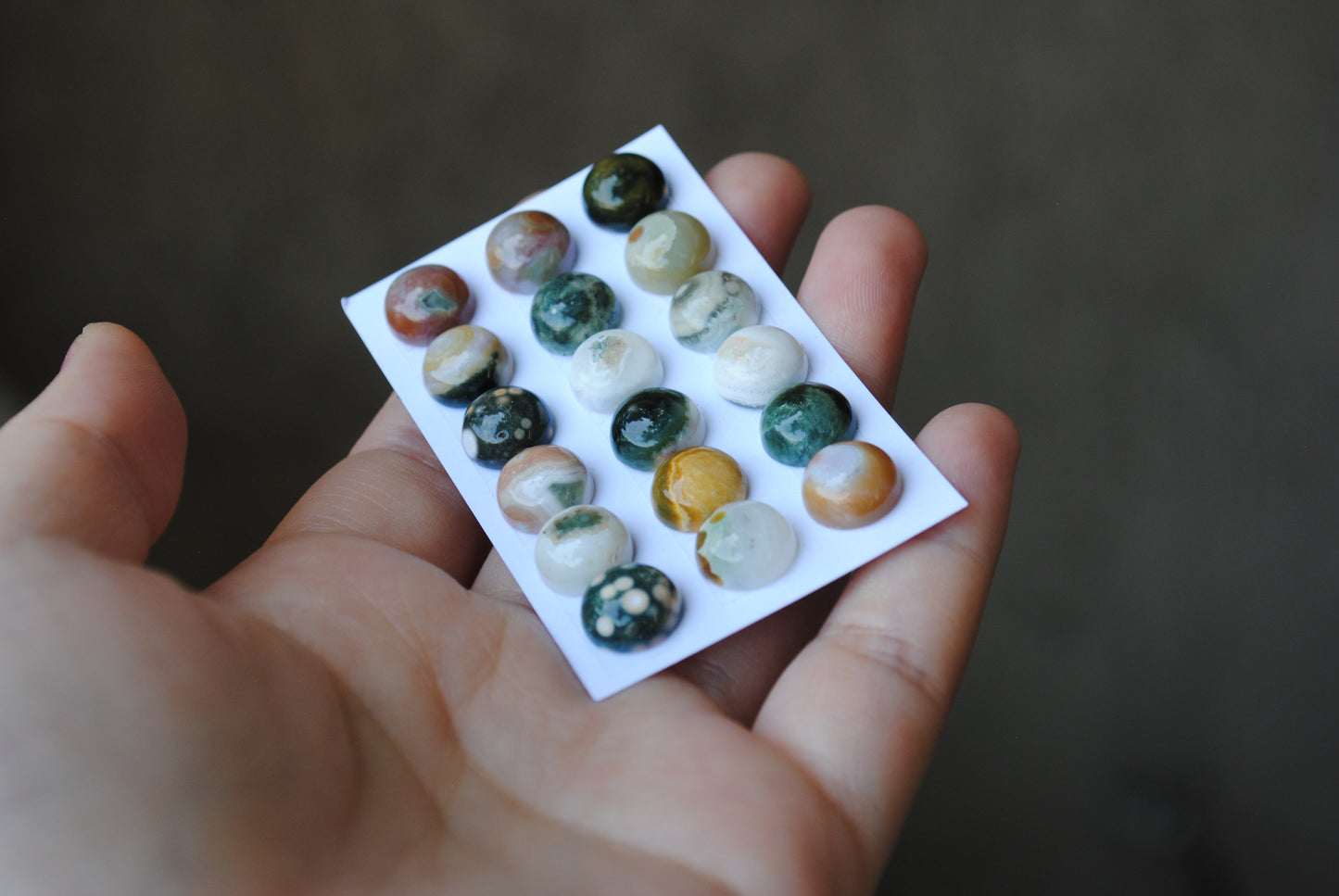 10mm Ocean Jasper cabochons