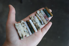 Ocean Jasper flat stick beads (lot 1)