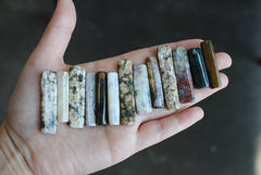Ocean Jasper flat stick beads (lot 1)