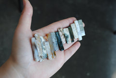 Ocean Jasper flat stick beads (lot 2)