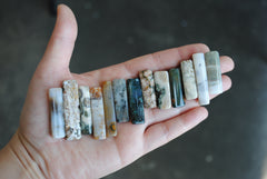 Ocean Jasper flat stick beads (lot 2)