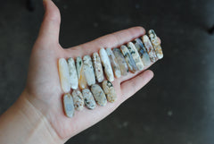 Ocean Jasper flat stick beads (lot 4)