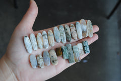 Ocean Jasper flat stick beads (lot 6)