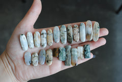 Ocean Jasper flat stick beads (lot 6)