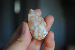 40 x 22mm drop Ocean Jasper cabochon