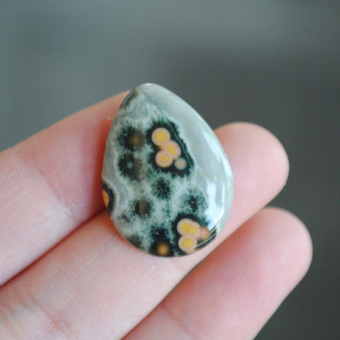 Drop Ocean Jasper cabochon