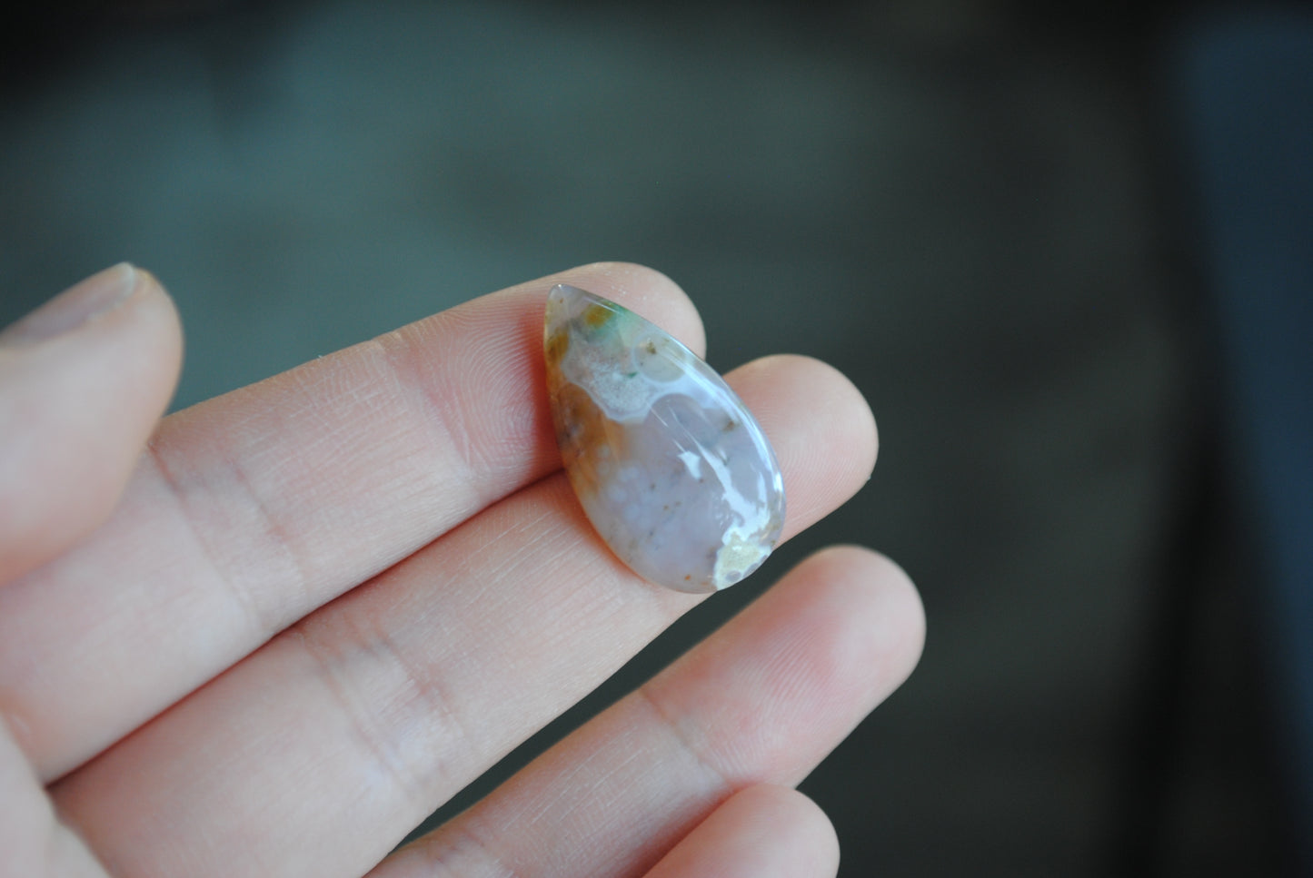 Drop Ocean Jasper cabochon