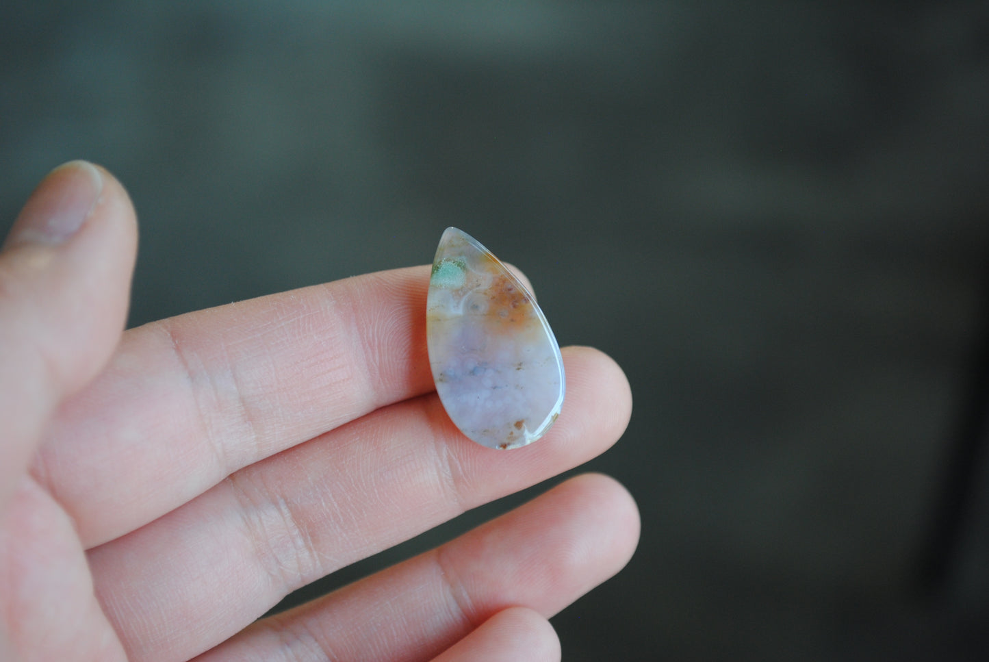 Drop Ocean Jasper cabochon