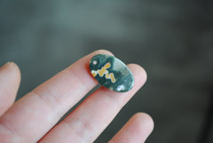 Oval Ocean Jasper cabochon