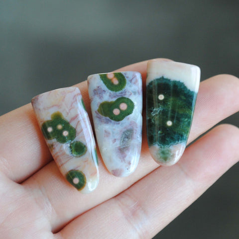 Ocean Jasper "tongue" style stones
