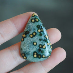 Large Drop Ocean Jasper cabochon