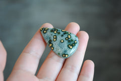 Large Drop Ocean Jasper cabochon