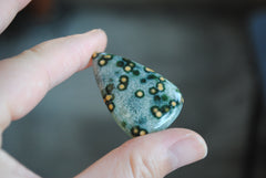 Large Drop Ocean Jasper cabochon