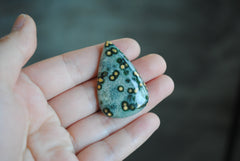 Large Drop Ocean Jasper cabochon