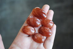 Sunstone cabochons