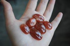 Sunstone cabochons