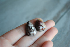 Wild horse magnesite cabochons