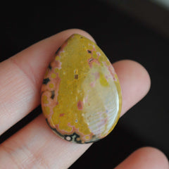 Ocean Jasper 30x22mm drop cabochon