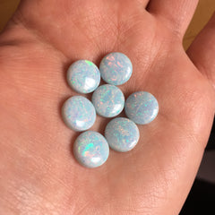 Sterling opal cabochons