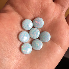 Sterling opal cabochons