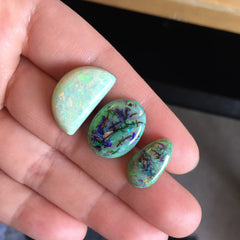 Monarch Opal cabochons