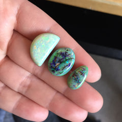 Monarch Opal cabochons