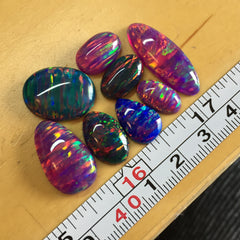 Aura opal cabochons (Lot A)