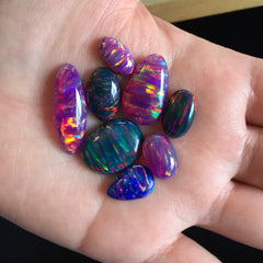 Aura opal cabochons (Lot A)