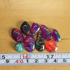 Aura opal cabochons (Lot B)