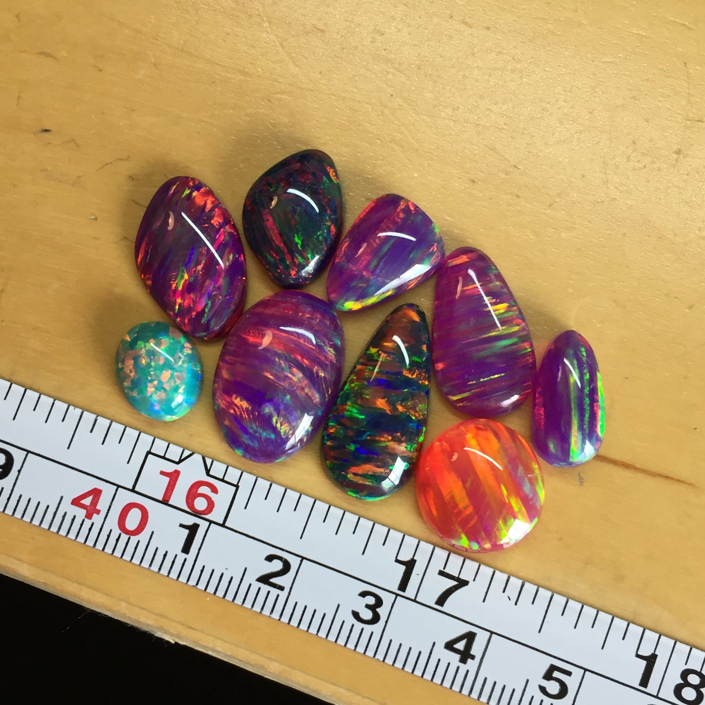 Aura opal cabochons (Lot B)