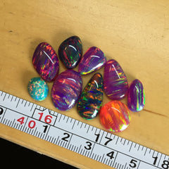 Aura opal cabochons (Lot B)